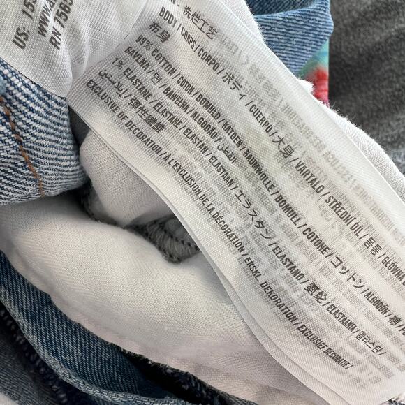 Abercrombie & Fitch Jeans Women’s Size 26 / 2 High Rise The Dad Distressed Denim - Picture 11 of 11